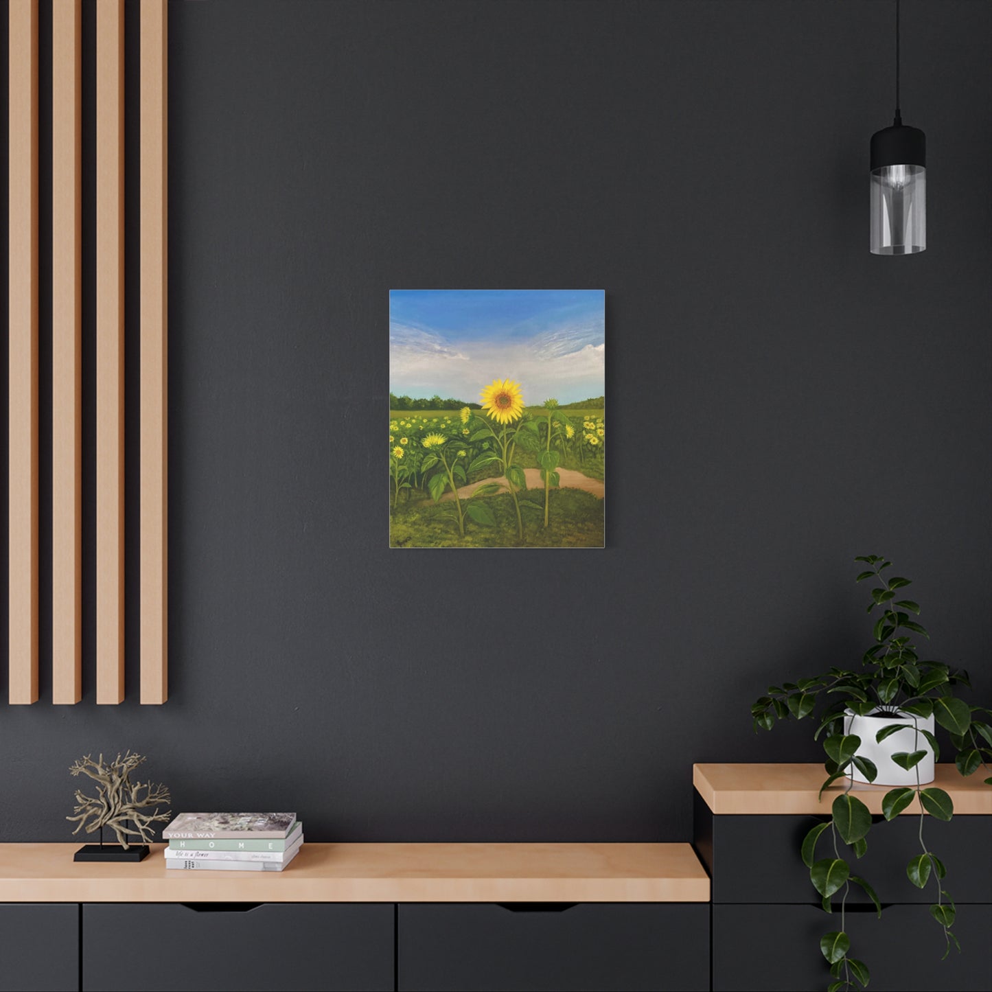 Resilient Sunflower- Canvas Art Print