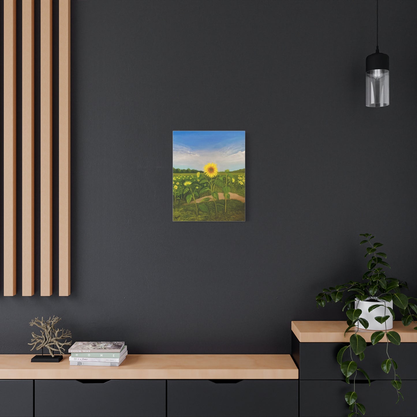 Resilient Sunflower- Canvas Art Print