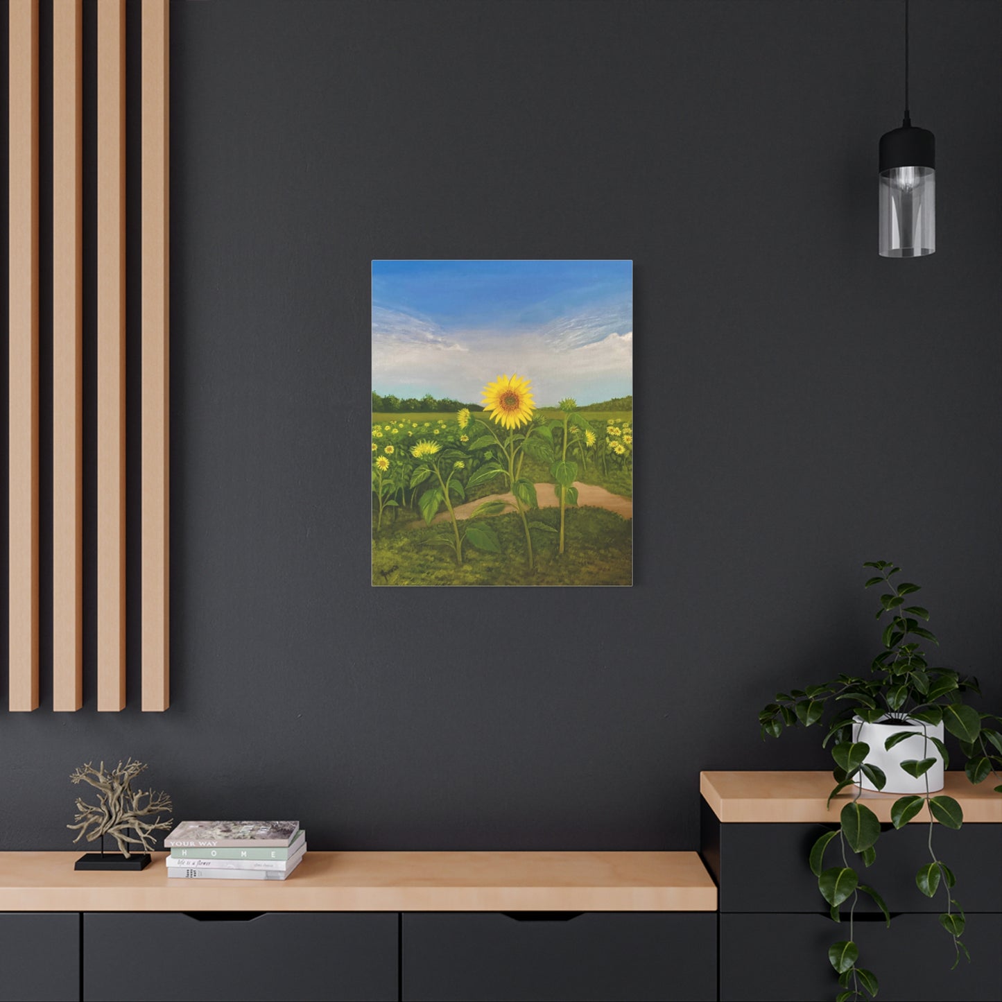 Resilient Sunflower- Canvas Art Print