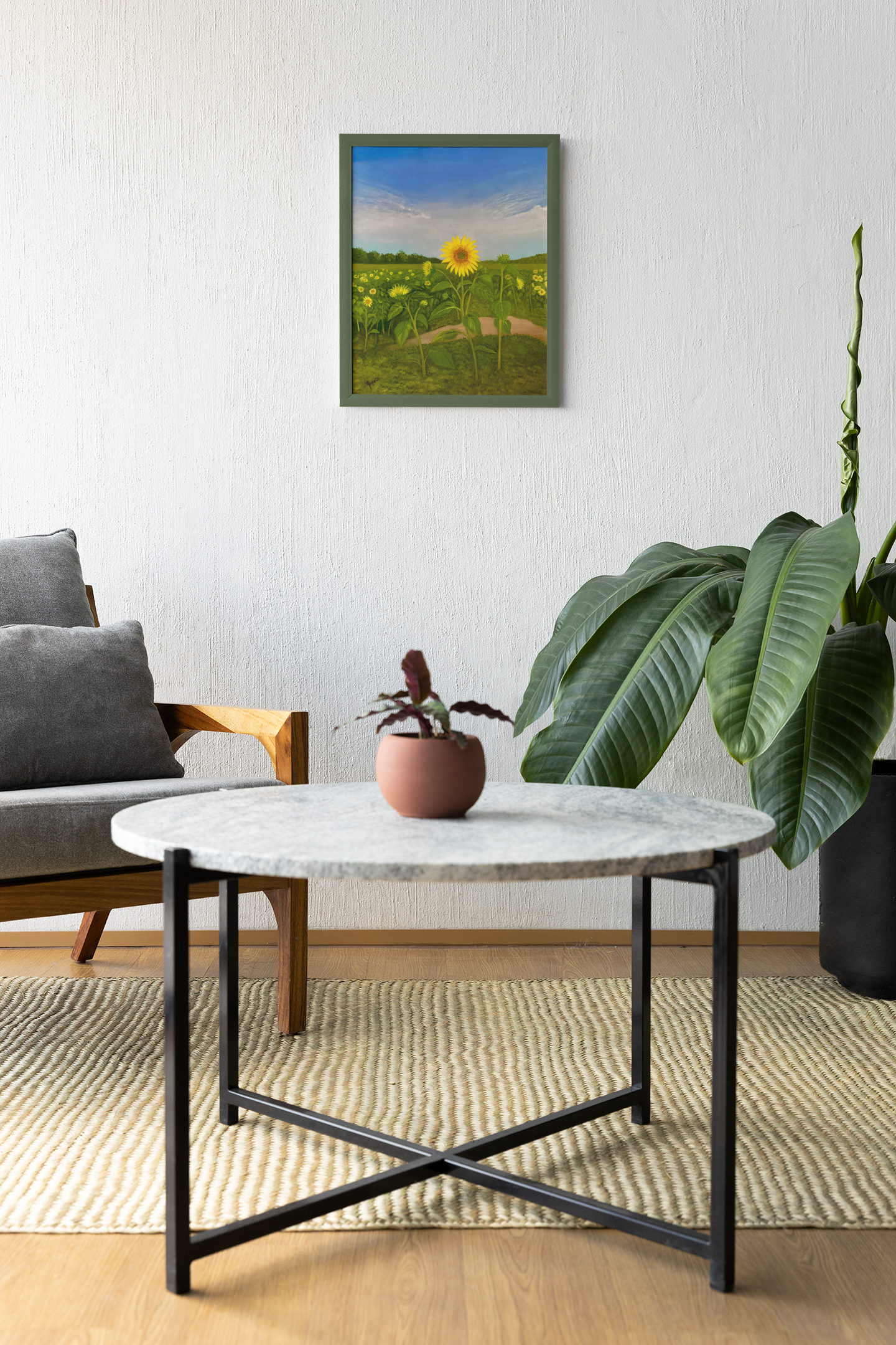 Resilient Sunflower- Canvas Art Print