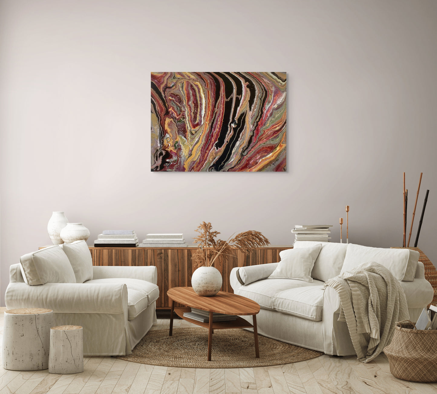 Abstract Art. Canvas Print. Title: Endless Speculation