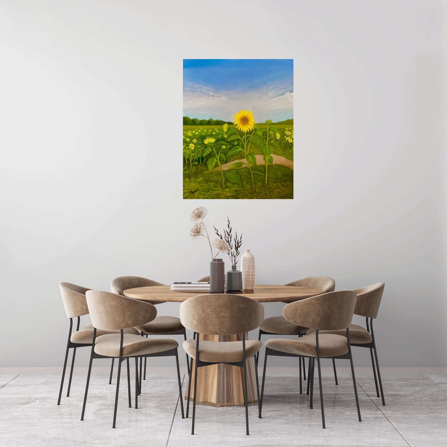 Resilient Sunflower- Canvas Art Print