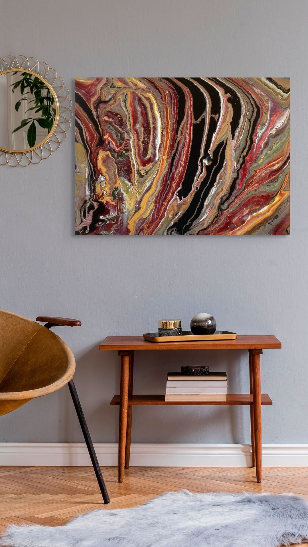 Abstract Art. Canvas Print. Title: Endless Speculation
