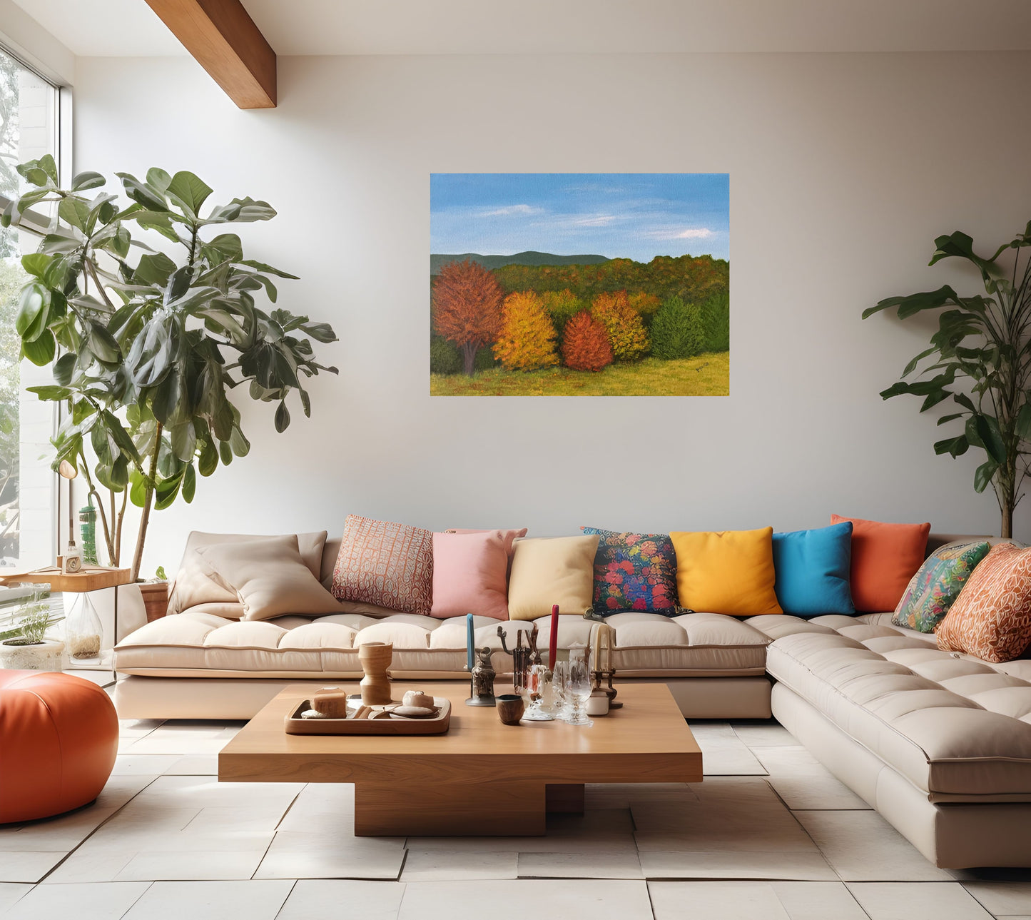 Autumn Leaves. Canvas Print