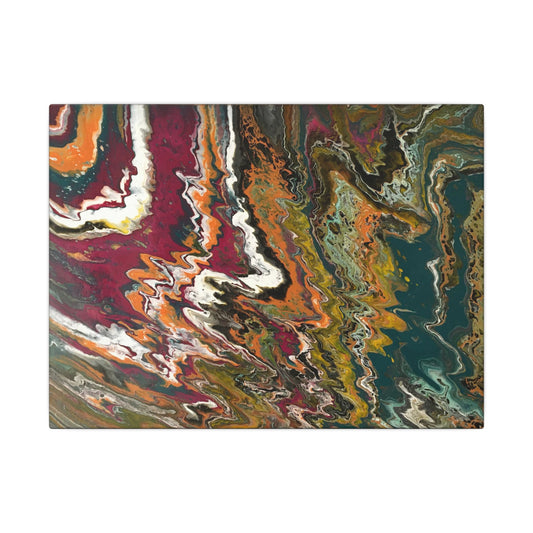 Abstract Art on canvas.    Title:  Stormy