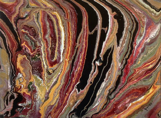 Abstract Art.      Canvas Print.       Title:  Endless Speculation