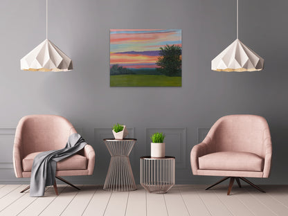 Art Print - Summer Sunset : from Nature's Abstracts Collection