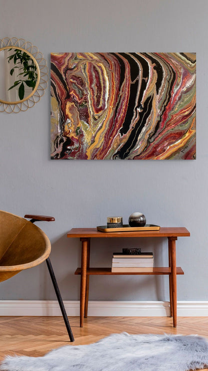 Abstract Art.      Canvas Print.       Title:  Endless Speculation